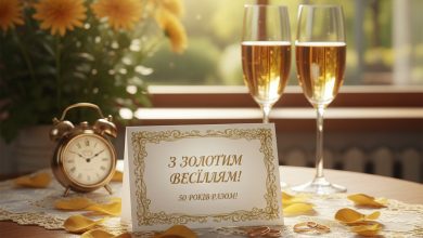 гарне привітання з золотим весіллям