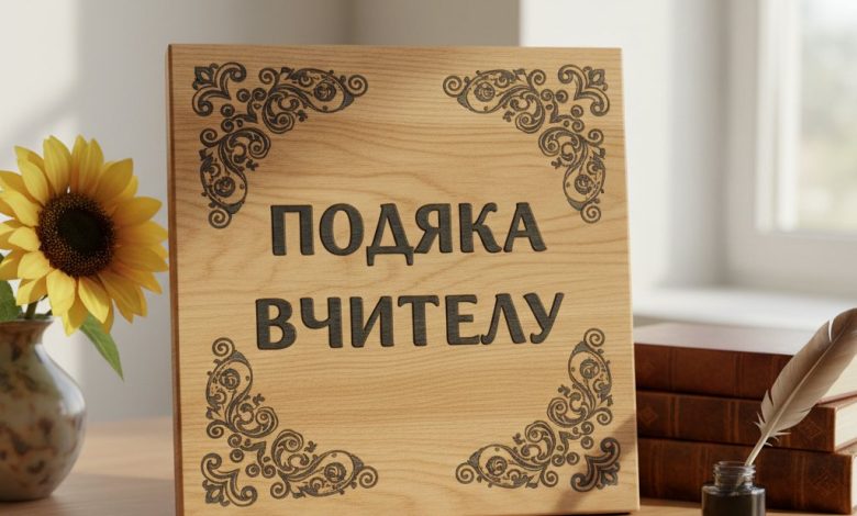 благодарность учителю