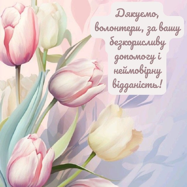 слова подяки за добрі справи волонтерам