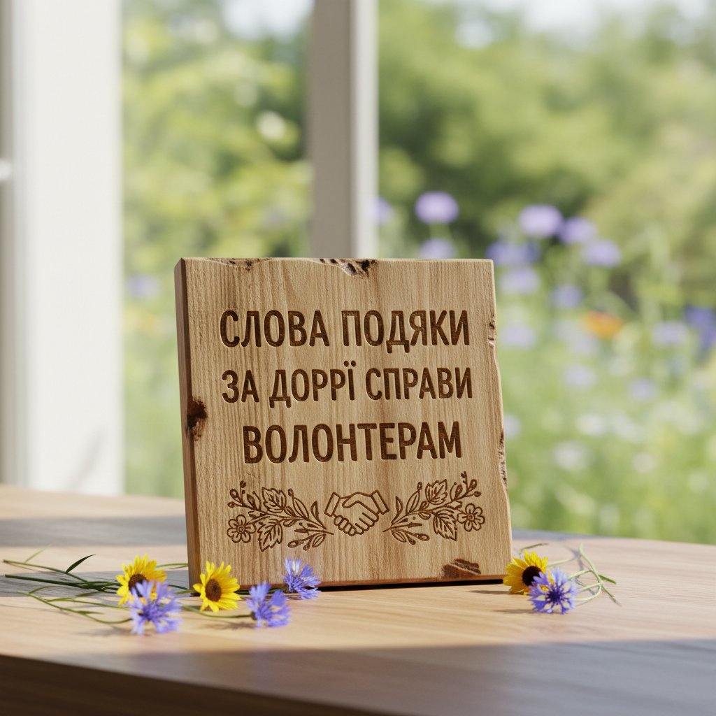 слова подяки за добрі справи волонтерам