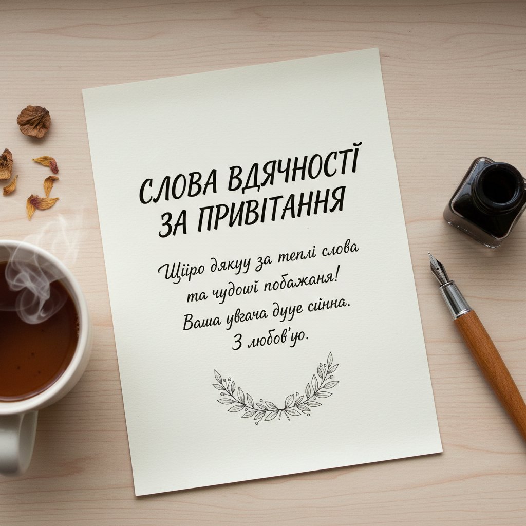 слова благодарности за поздравления