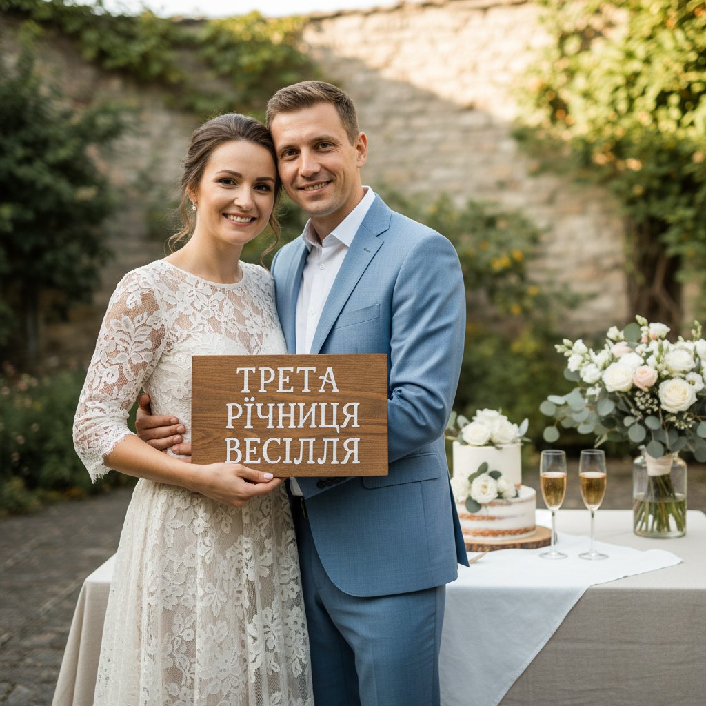 третя річниця весілля