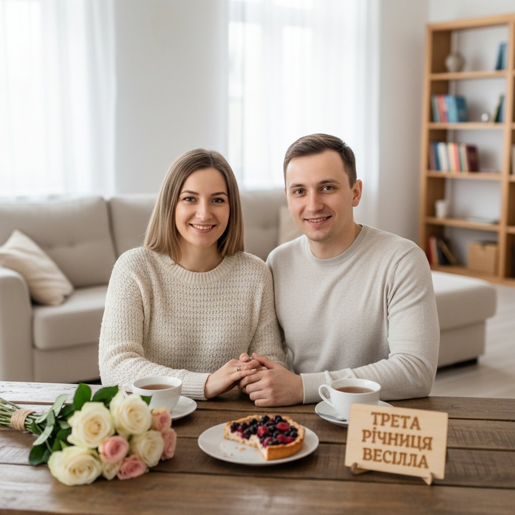третя річниця весілля