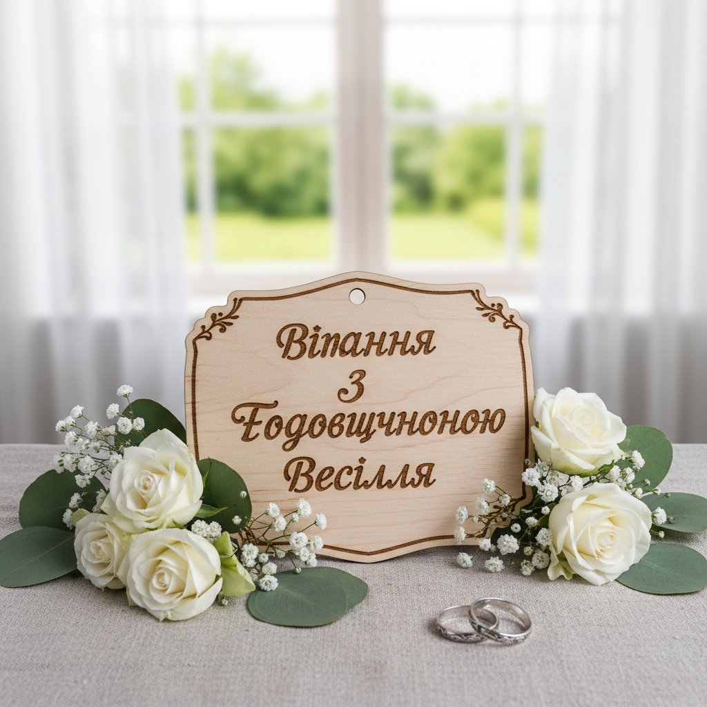 вітання з годовщиною весілля
