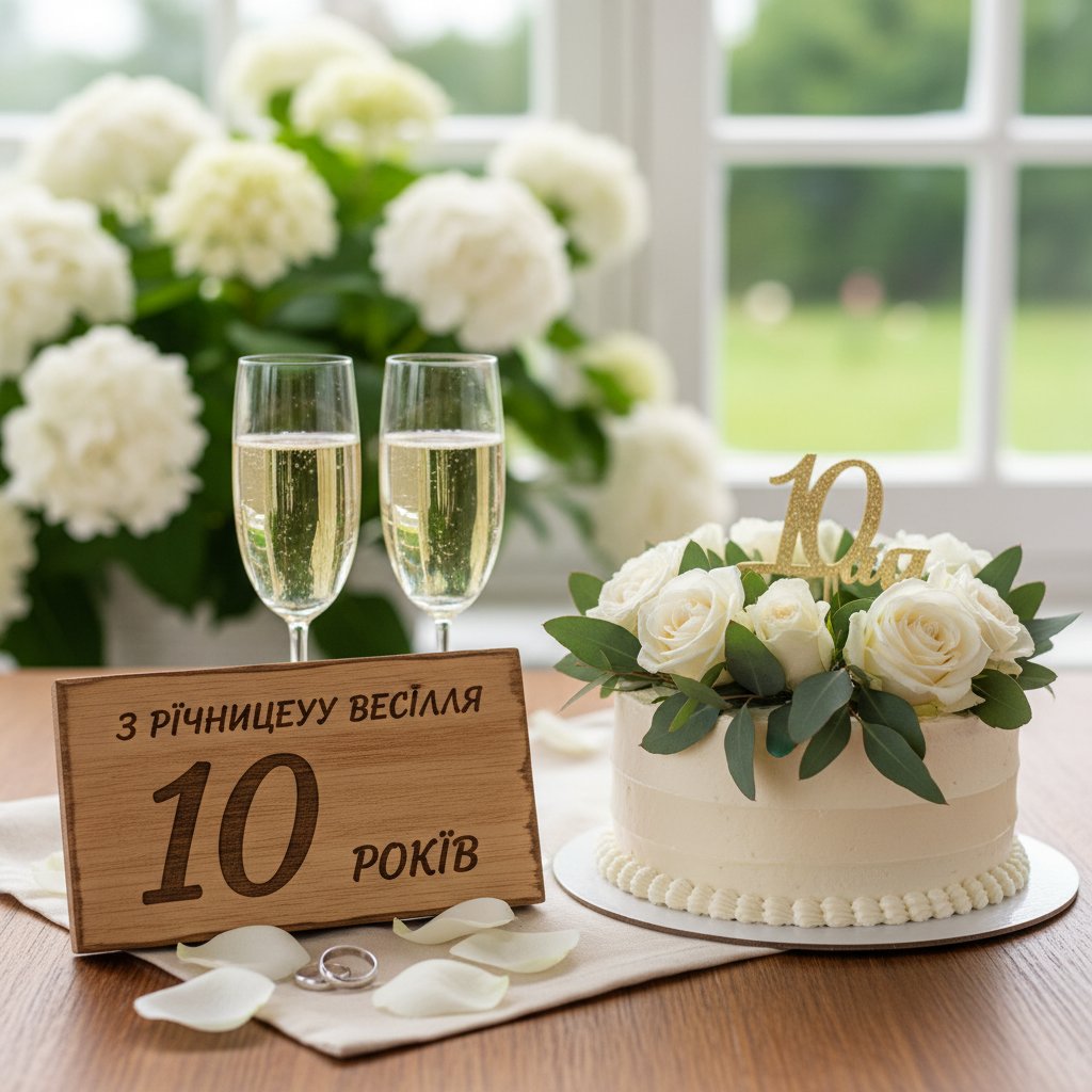 с годовщиной свадьбы 10 лет