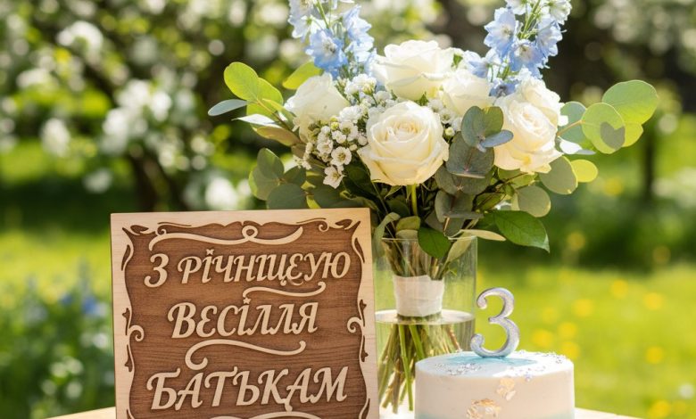 з річницею весілля батькам