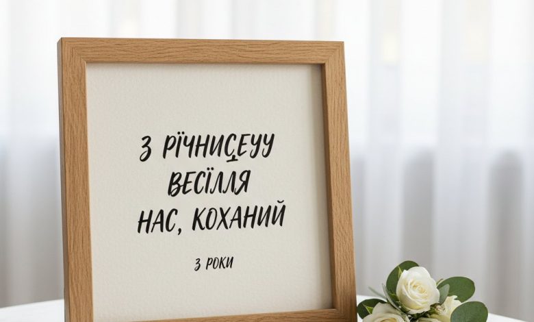 з річницею весілля нас коханий