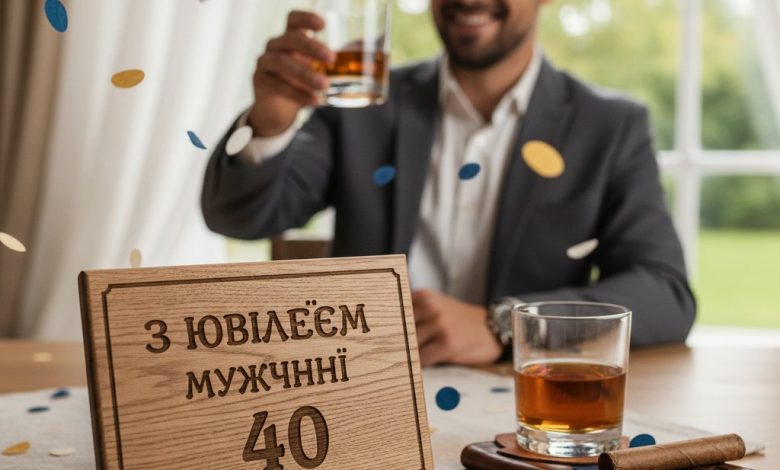 с юбилеем мужчине 40