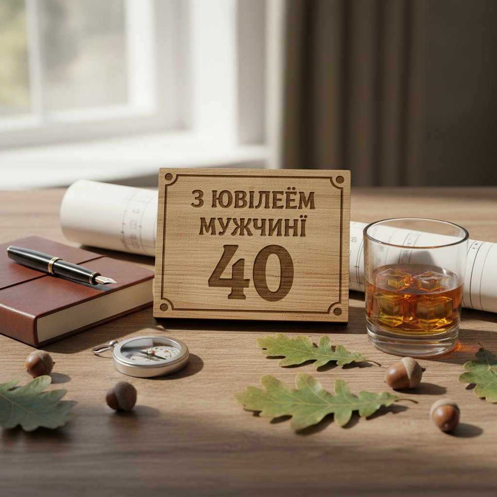 з ювілеєм мужчині 40