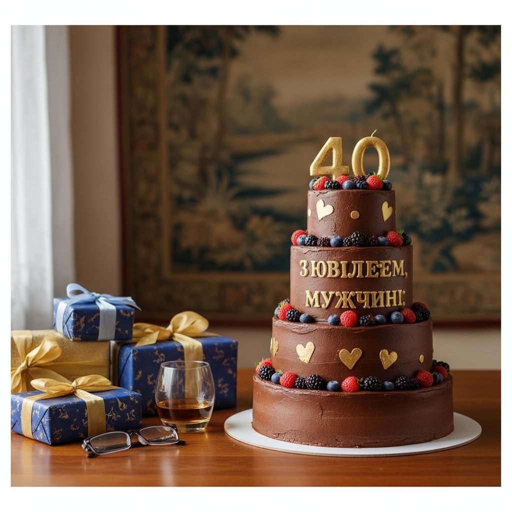 з ювілеєм мужчині 40