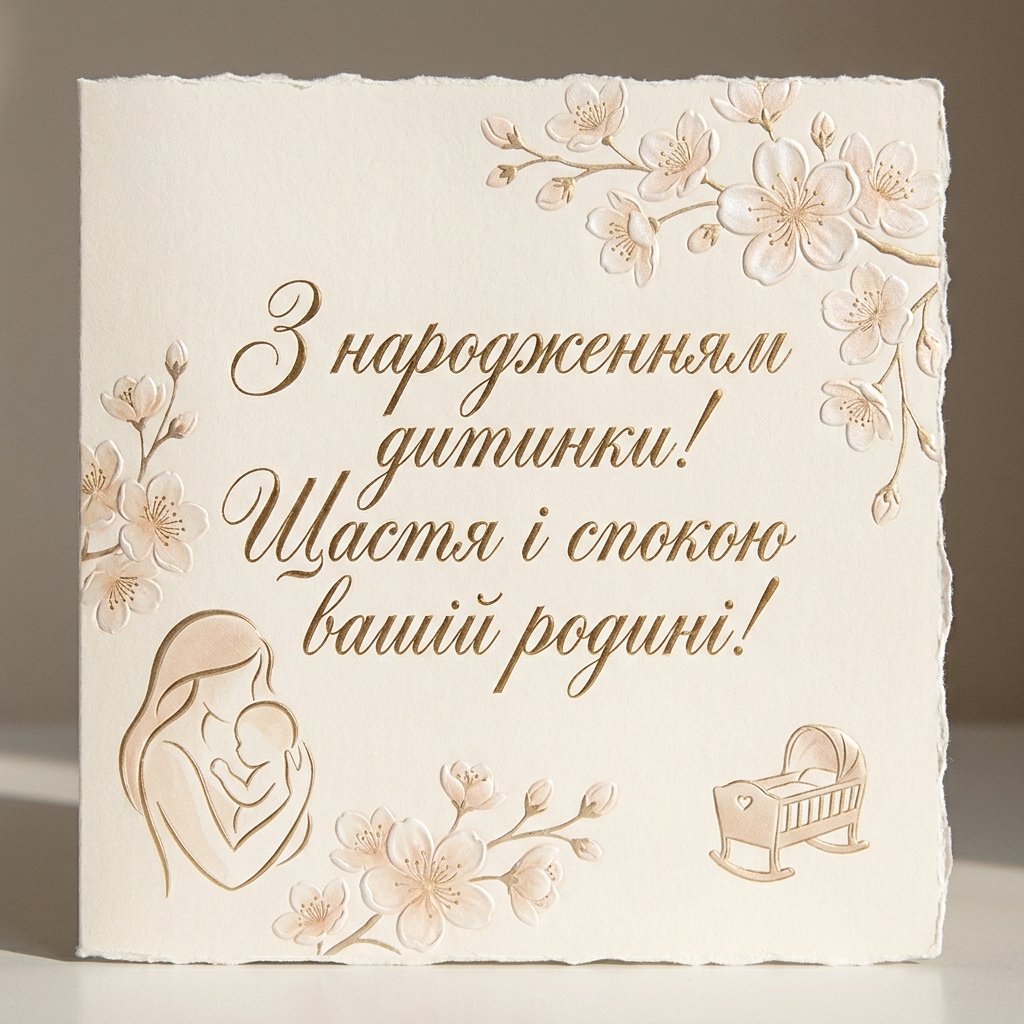 Найкращі привітання молодій мамі