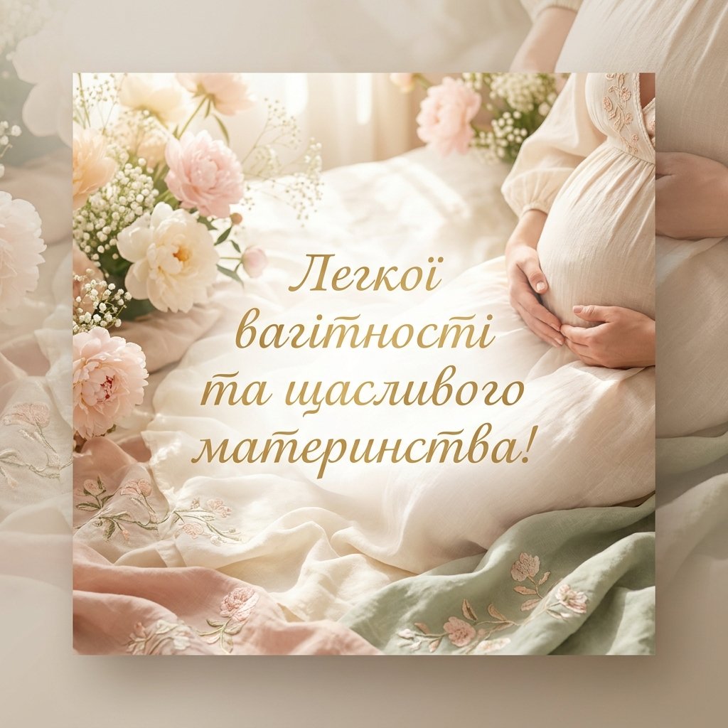 Побажання вагітній жінці своїми словами