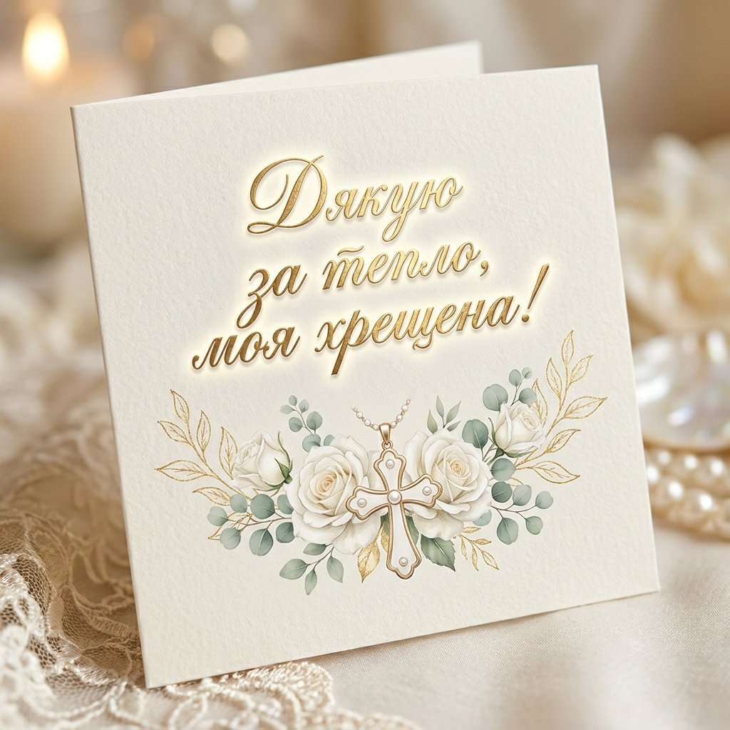 Подяка хрещеній мамі своїми словами