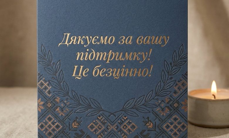 Подяка за підтримку у важкий час