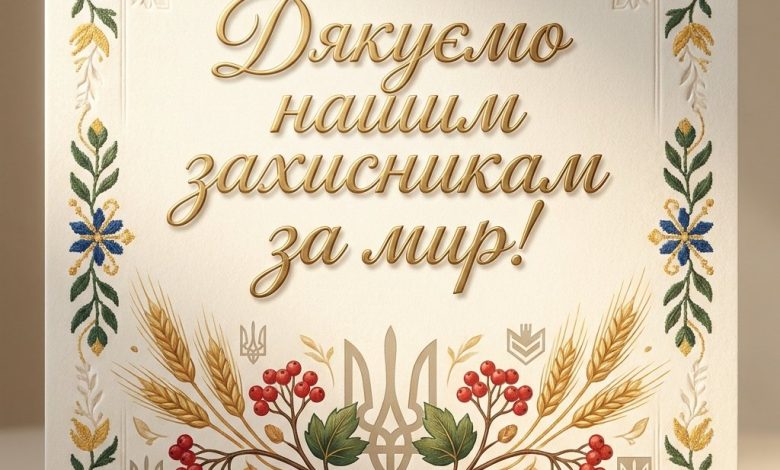 Подяка ЗСУ українською