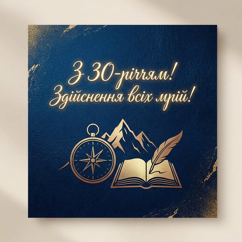 Привітання з 30-річчям чоловіку своїми словами