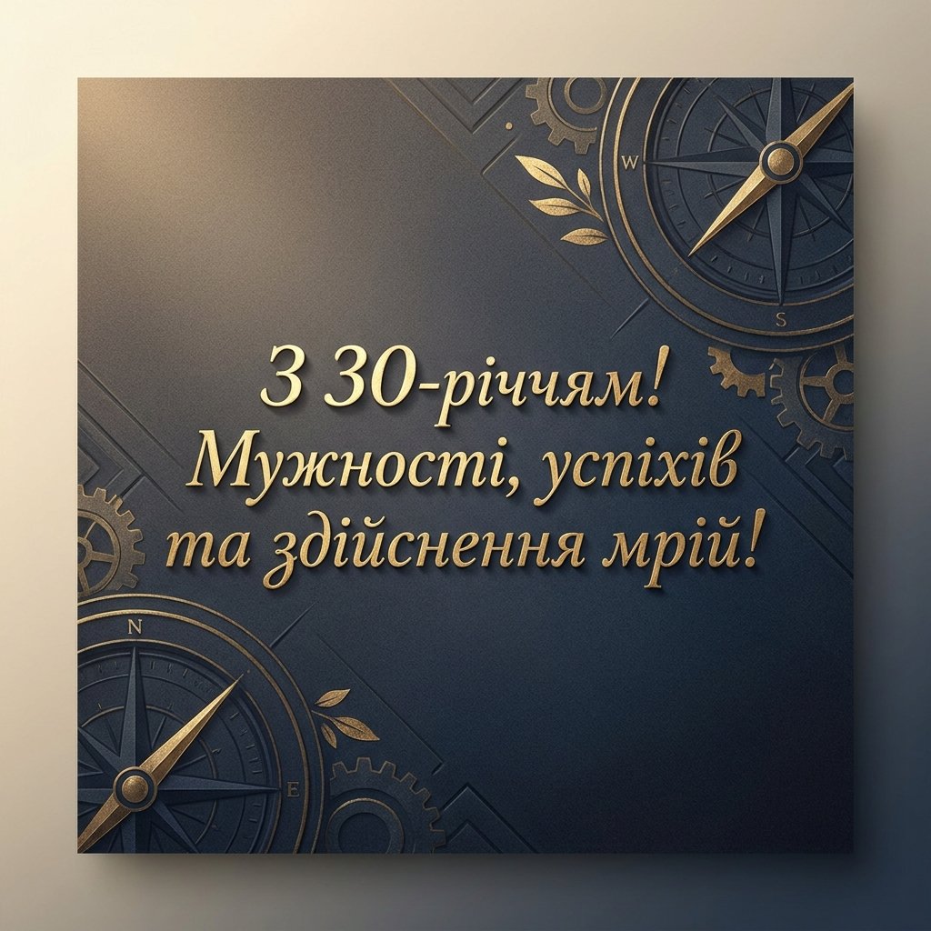 Привітання з 30-річчям чоловіку своїми словами