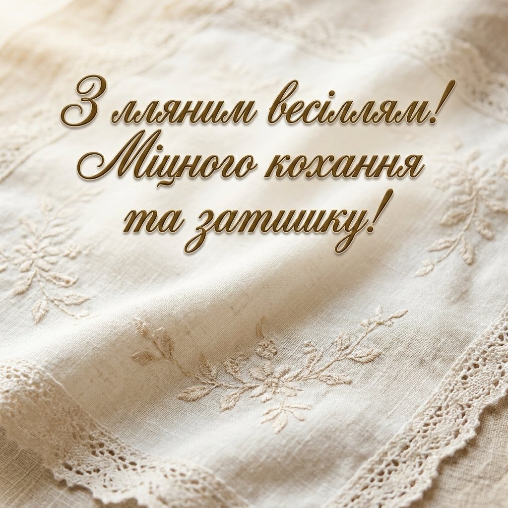 Привітання з 4 річницею весілля у прозі