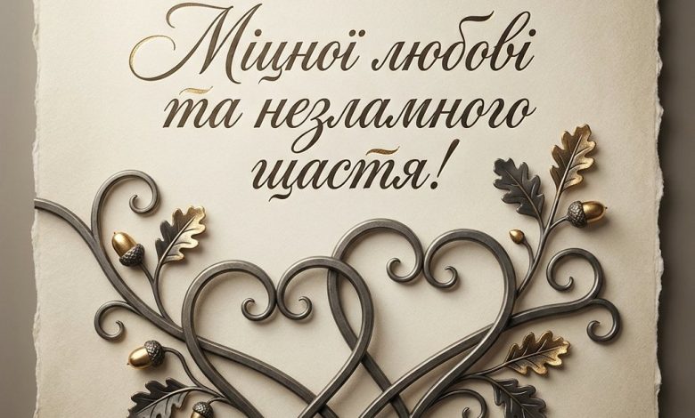 Привітання з 6 річницею весілля